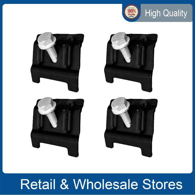 

4pcs Bracket Battery Hold Down Clamp 1J0803219 For VW Beetle CC Tiguan Touran Jetta Polo 6R Golf MK4 MK5 Passat B6 Bora Q3