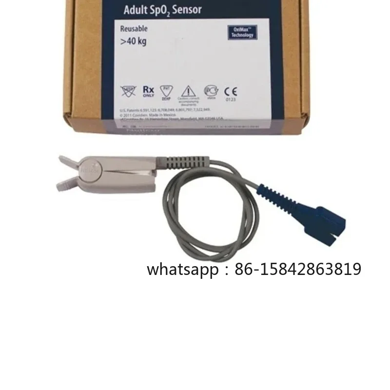NewReusable Adult Finger SpO2 Sensor Probe Nellcor DS100A New Original