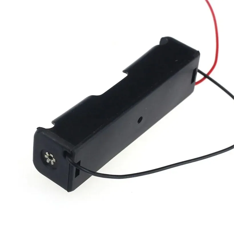 1/2/5/10PC Black 18650 Battery Holder 3.7V Clip Holder Box Case For Rechargeable Li-ion Battery Storage Box 18650 Battery Holder