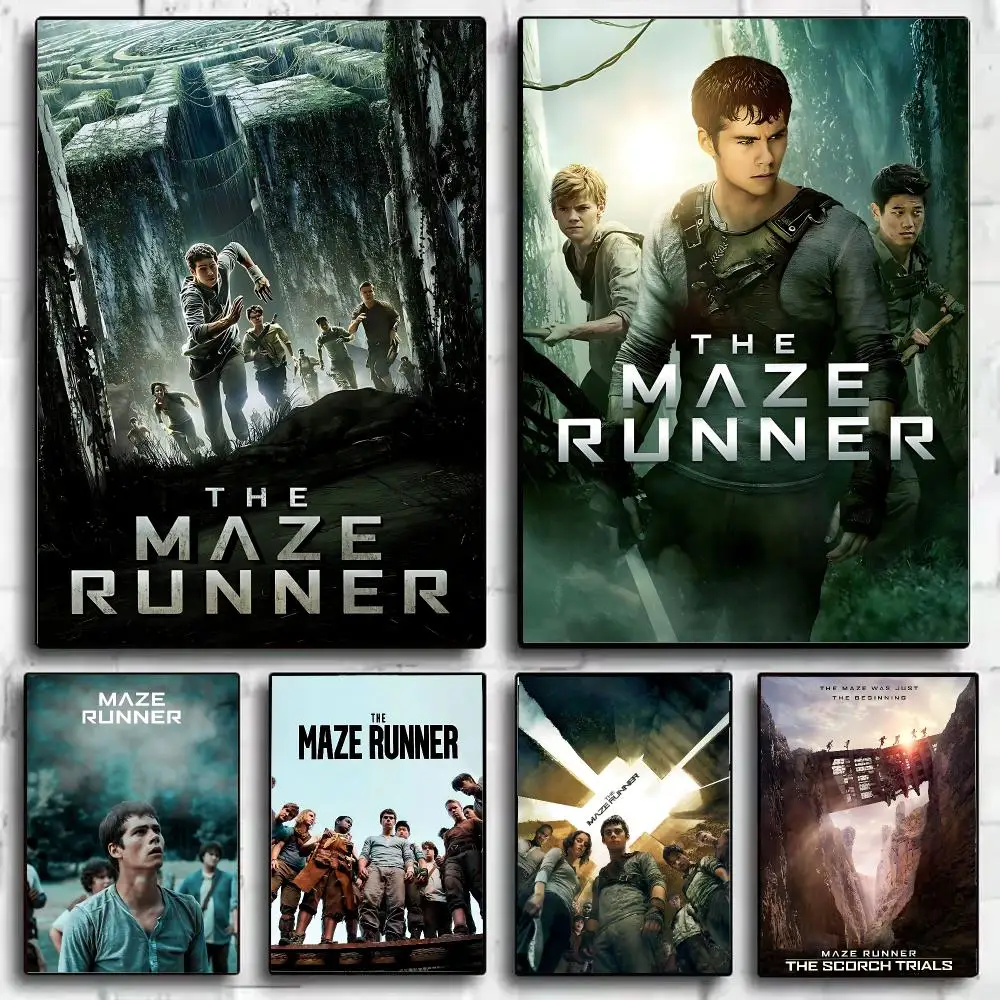 The M-Maze R-Runner Poster HD Print Wall Art for Bedroom Living Room Office Bar Home Decor Aesthetic Print
