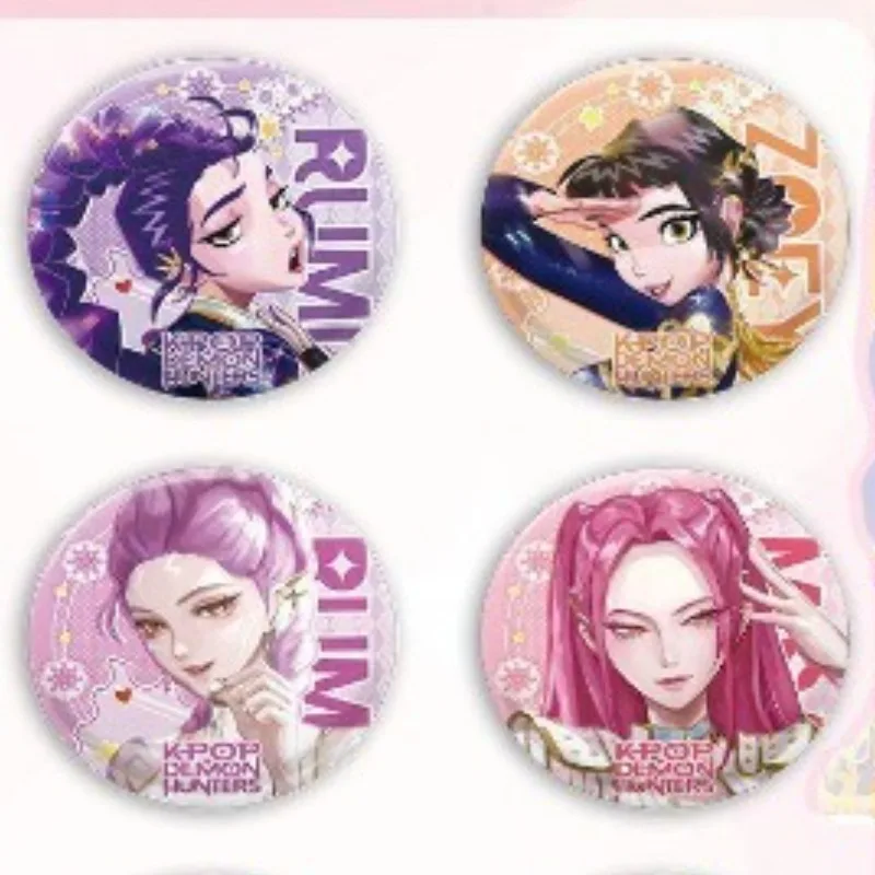 KPop شيطان الصيادين زوي ميرا آبي ساجا الإبداعية الكرتون صندوق أعمى باش شارة متعة مفاجأة أعمى حزمة هدايا عطلة رائعة