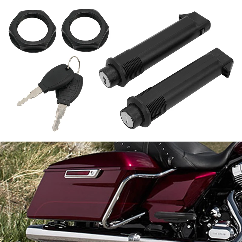 

Замок для седельной сумки для мотоцикла с 2 ключами, жесткая седельная сумка, универсальное оборудование для металлического хвостового ящика, набор ключей для замка
