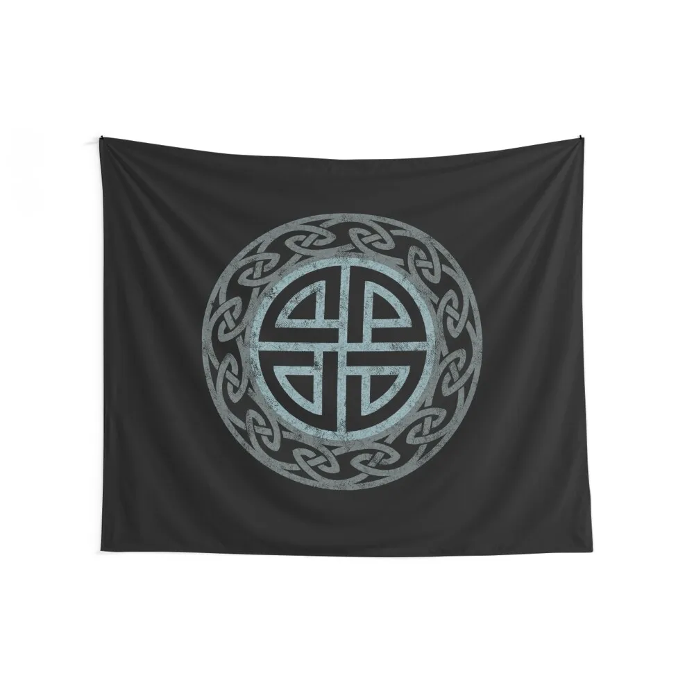 Celtic Shield Knot, Protection, Four Corners Knot, Norse, Viking, Tapestry Home Decorating Room Decor Cute Tapestry