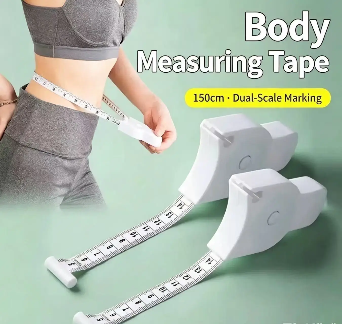 High-Precision Automatic Measuring Tape for Body Measurements Waist Hip Arm Leg Abdominal Circumference with