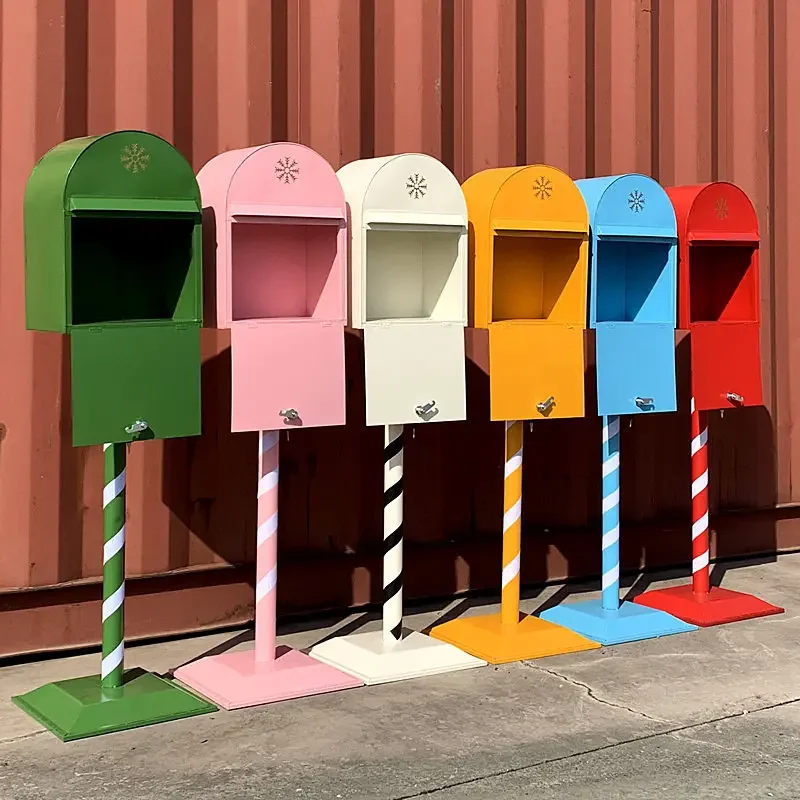 Modern Exterior Mailbox Packages Postbox Outdoor Stainless Steel Mailbox Mailing Boxes Communication Standing Suggestion Box