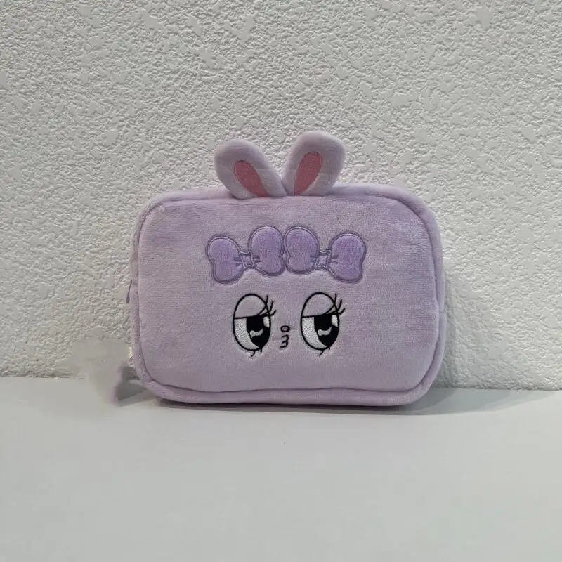 

Новый мультяшный кролик, плюшевая косметичка Esther, 3D клатч на молнии с ушками, кошелек для монет, кавайный пенал для девочек, подарок на день рождения