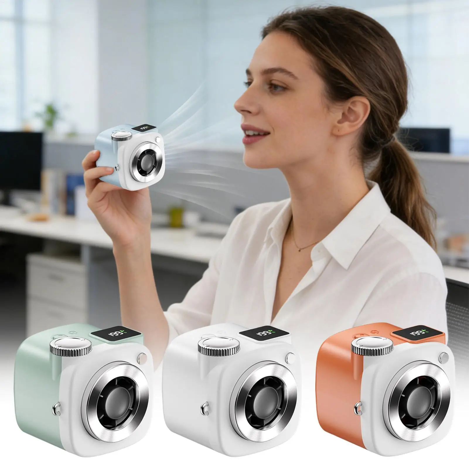 

Портативный вентилятор в форме камеры, 199 скоростей, для путешественников, студентов, дома, походов, кемпинга, туризма