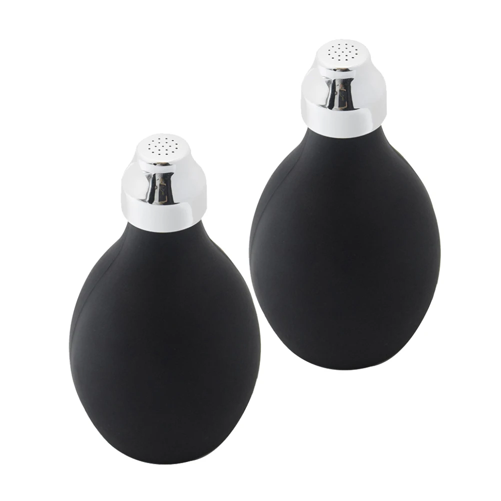 

Silicone Powder Blower Dry Shampoo Pump Bottle Hair Building Fiber Dispenser Spray Bottles for Salon Barber Shop