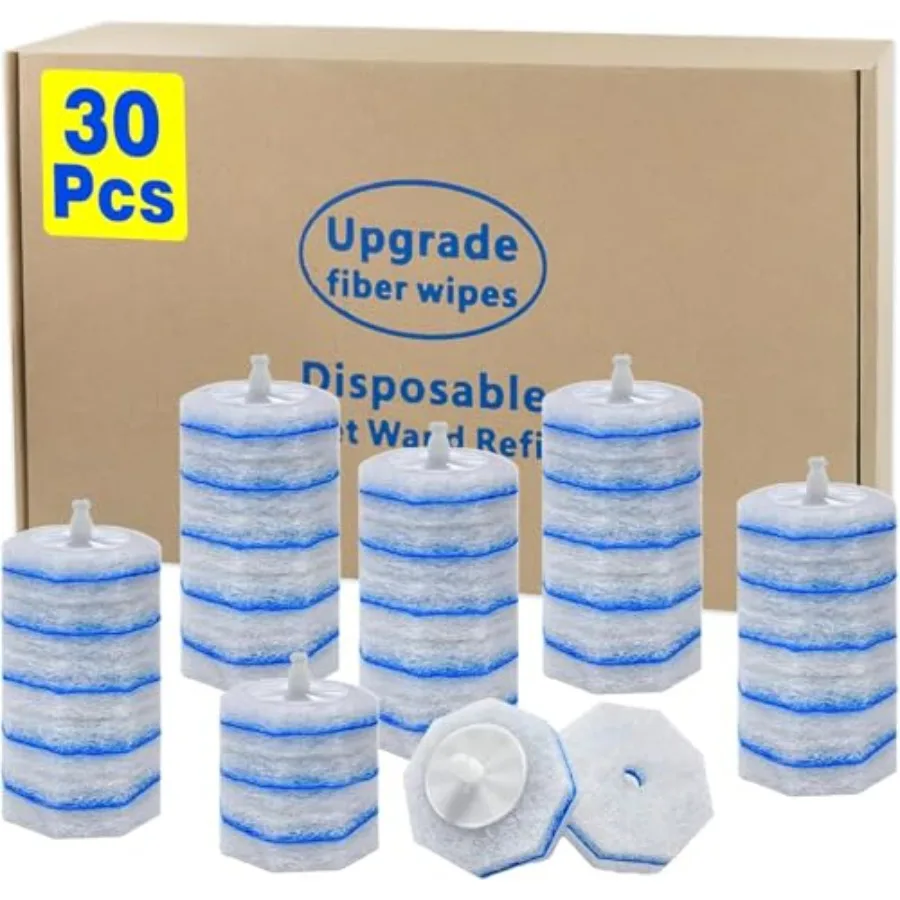 

Count Toilet Wand Refills for Clorox Disposable Toilet Wand Refill Compatible with Clorox ToiletWand Clean System Upgrade Fiber
