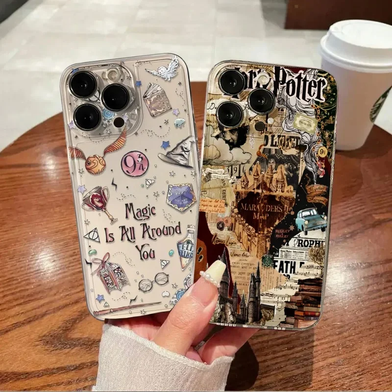 Potters Wand Harries Phone Case For OPPO Reno 12 11 10 Pro Plus 11F 12F 7 5 6 Lite A78 A79 A98 A38 A58 A60 A57 A16 A17 A3 Pro