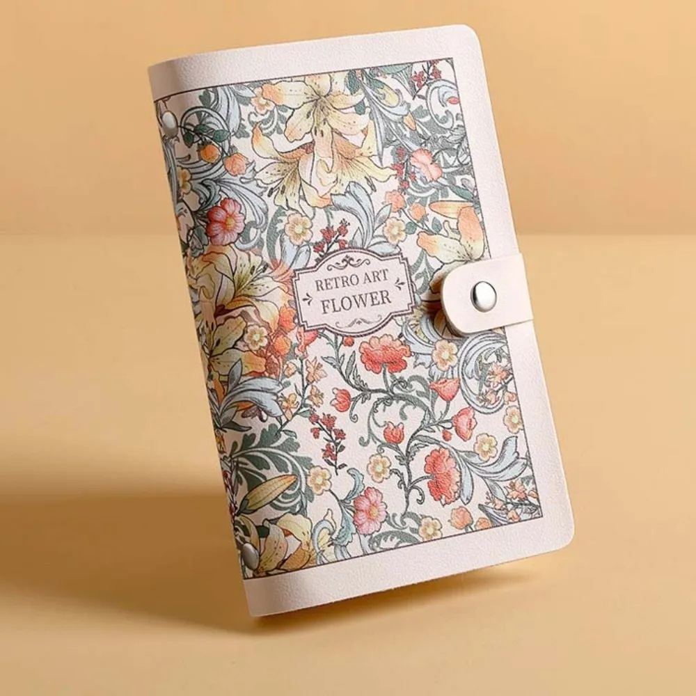 A6 Button Notebook for Money Anti-splash Water Daily Plan Cash Budget Ledger Academic Weekly Agenda Diary Notepad