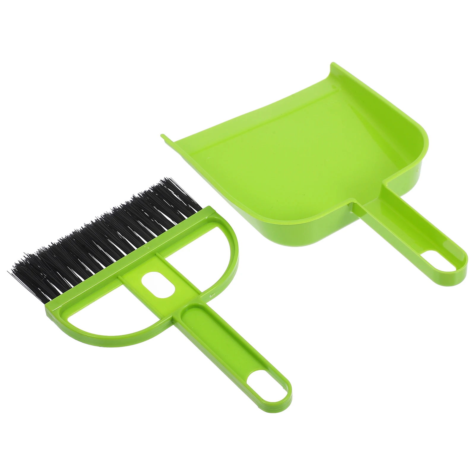 

Mini Dustpan Broom Set Soft Cleaning Tools for Desk Bed Keyboard Car Interior Green Absorption Small Broom Dustpan Home Use Toy