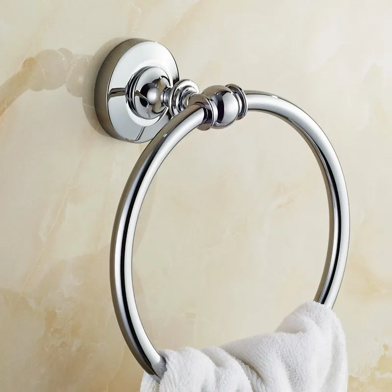 Chrome Polished Brass Bathroom Accessories Hardware Set Towel Bar Rail Rack Toilet Paper Holder Toilet Brush Soap Dish Holder