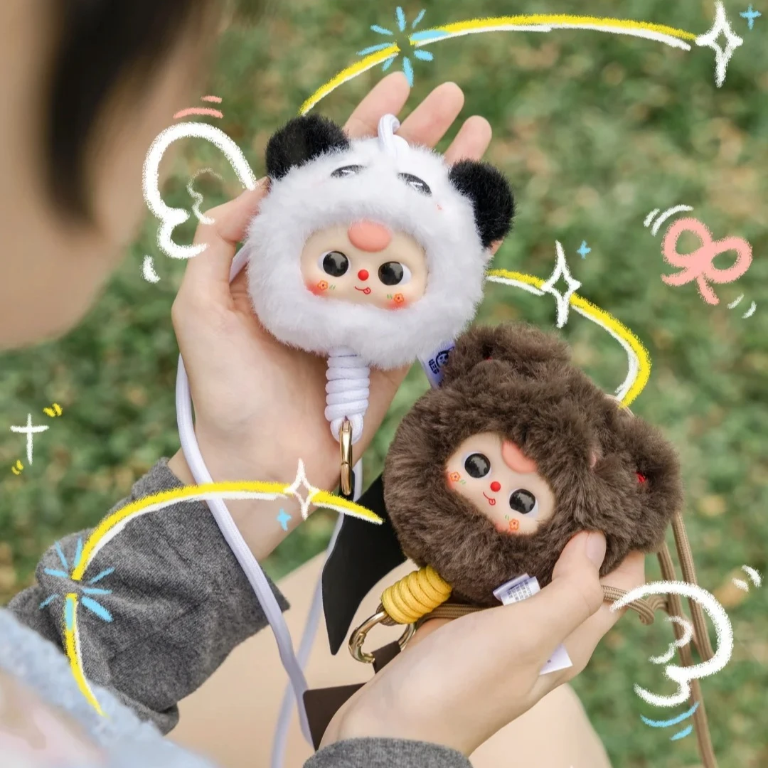 

Baby Three Mobile Phone Lanyard Series Cute Blind Box Fashion Trendy Mysterious Box Kawaii Plush Doll Birthday Surprise Gift