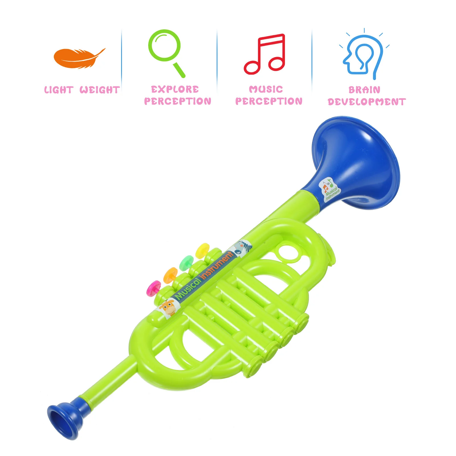 Gesimuleerd muzikaal speelgoedinstrument Realistisch draagbaar voor meisjes Kinderfeest Mini Handheld Klein praktisch model Abs Plastic