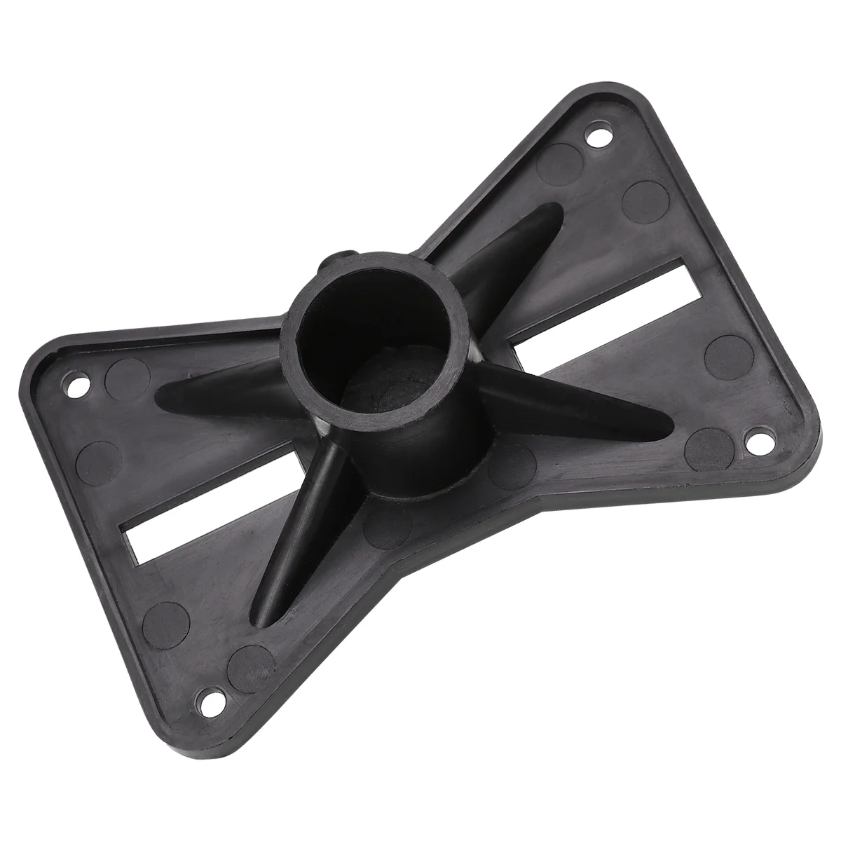 Plastic Speaker Bracket Base Sound Support Holder Speaker Storage Base Speaker Stand Speaker Supplies (Black)