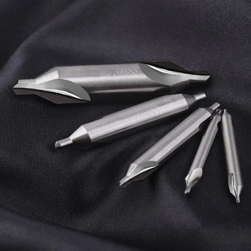 Cutter Cross Triangle Drill Hole Opener Drilling Tools Center Drill Drill Bit Countersinks Angle Bit HSS Combined Center Drills