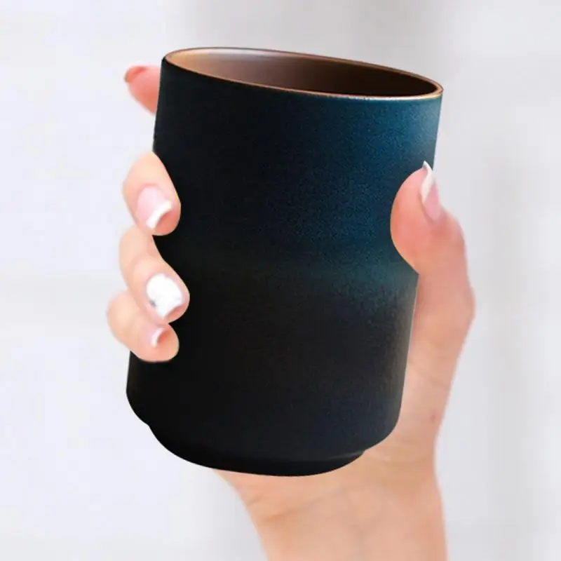 Pottery Water Cup 220ml Gradient Espresso Cup Beverage Mug Drinking Cup For Hot Beverage Cappuccino Tea Latte Wine