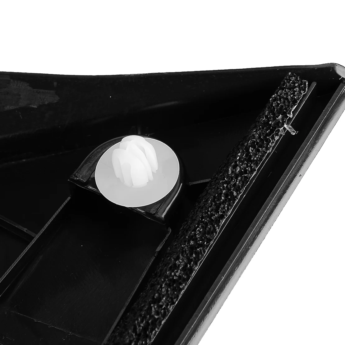 

601180D111 Left Side Rearview Mirror Corner Triangle Molding Cover Trim Black Plastic Fit for Toyota Yaris 2012 2013 2014