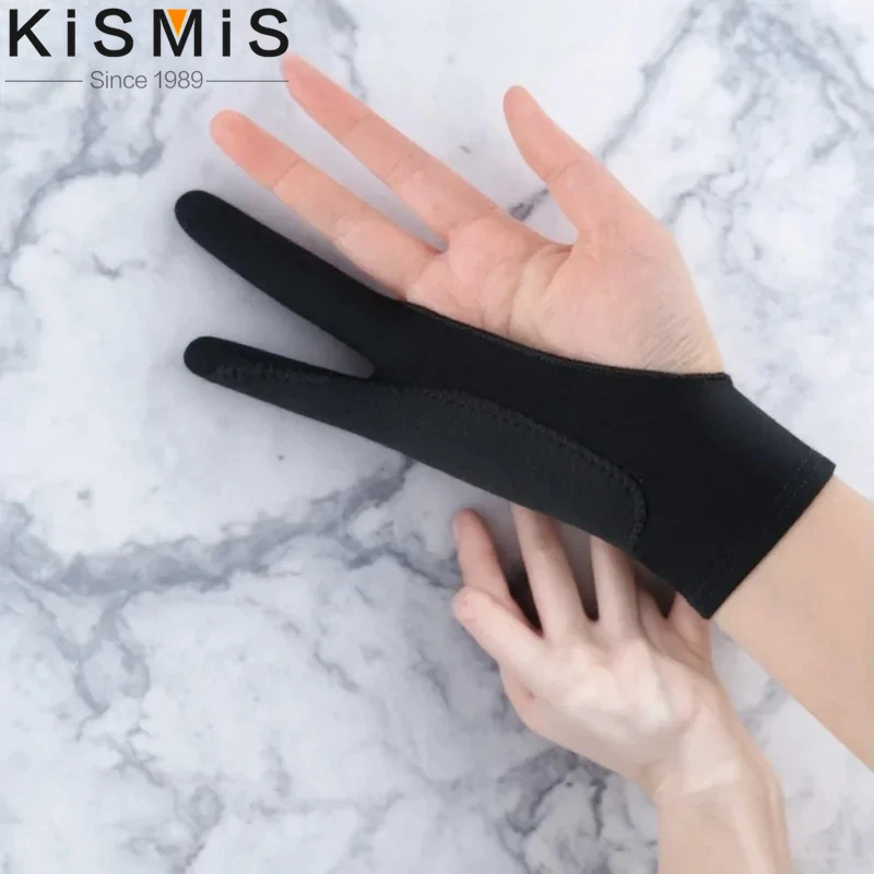 Professional Drawing Glove for Graphic Tablet Light Pad Anti-Fouling Anti-Wear Artist Glove for Digital Art Sketching