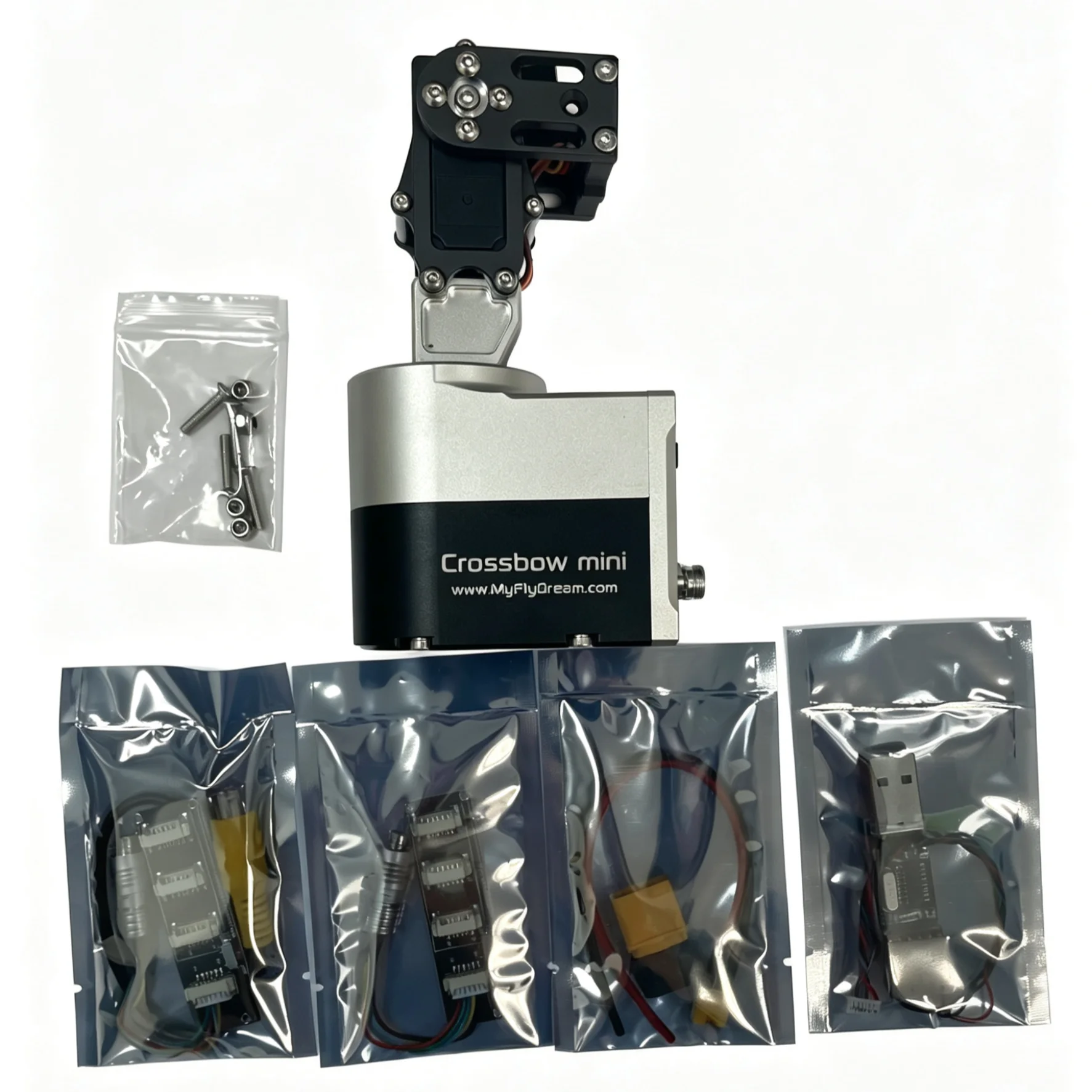 MyFlyDream mini Crossbow Automatic Antenna Tracker MFD AAT Tracking Gimbal per aereo modello Fix-wing a lungo raggio