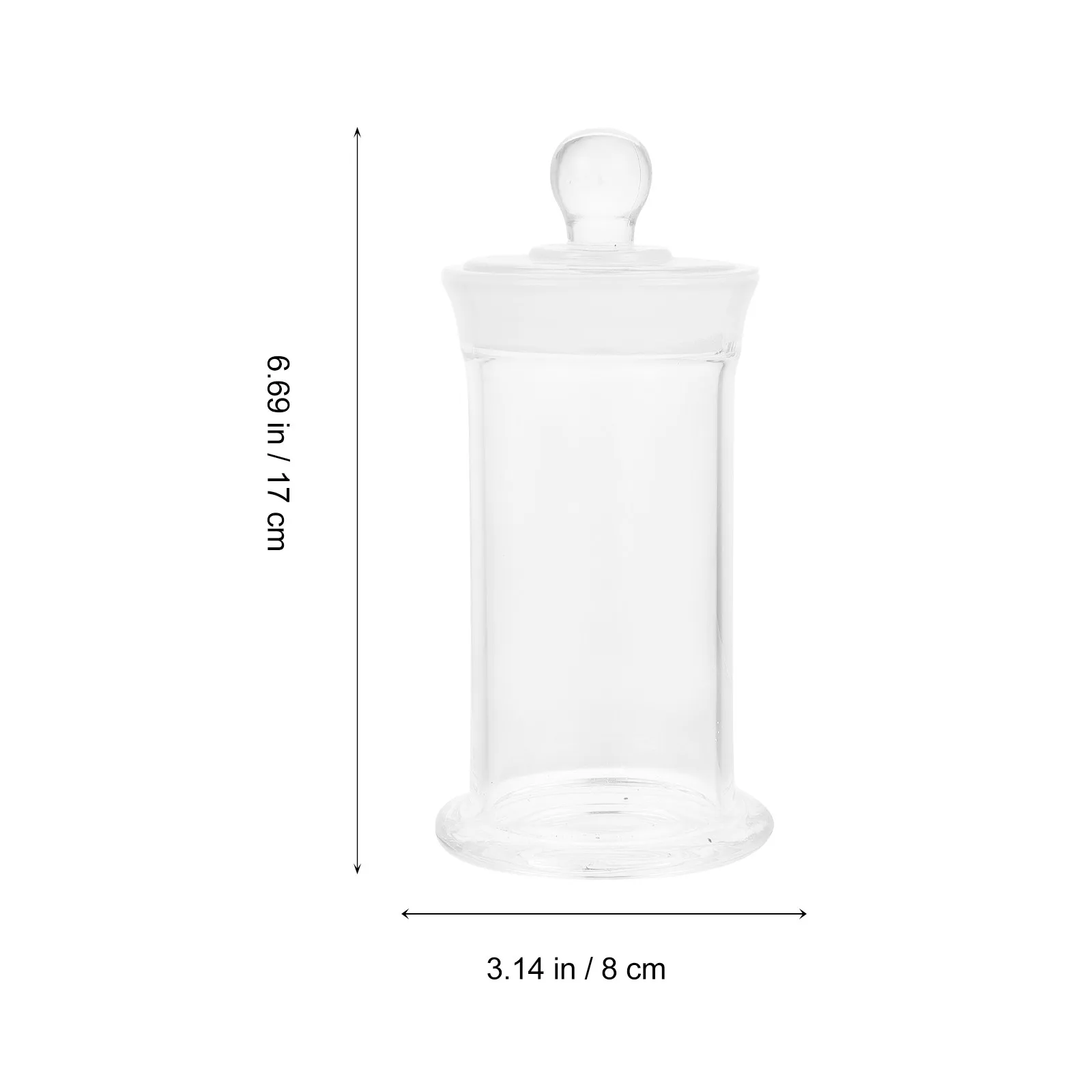1Pcs Clear Thick Glass Reagent Bottle for Lab Use Grind Mouth Lid Excellent Sealing Heat Resistant Chemical Solvent Powder