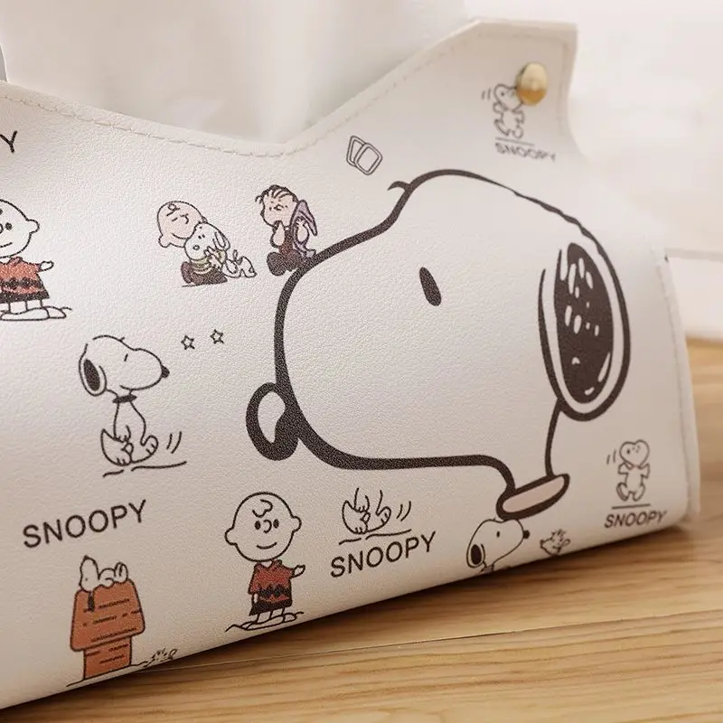 Snoopy Paper Box Cartoon Peripheral Desktop Dining Room Bedroom Tissue Box Good-looking Home Must-Have Friends Holiday Gift image 4