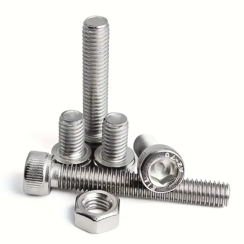 240pcs 304 StainlessAssorted Hex Socket Cap Head Screws Bolts And Nuts Set M2-M3 Sizes  Hexagonal Bolt Nut Kit