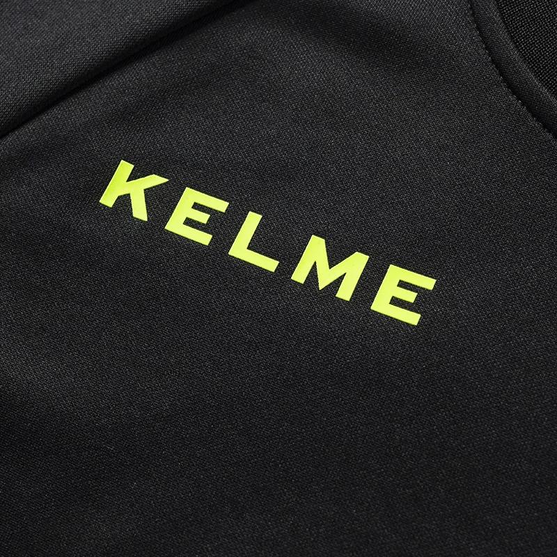 Kelme Children's Sports Hoodie Round Neck Long Sleeved Sportswear Student Football Training Pullover