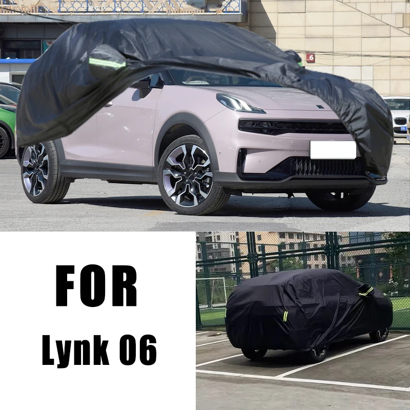 

For Lynk 06 All-Weather Car Covers 6-in-1 Waterproof Dustproof UV Proof Snowproof Scratch Resistant Protection