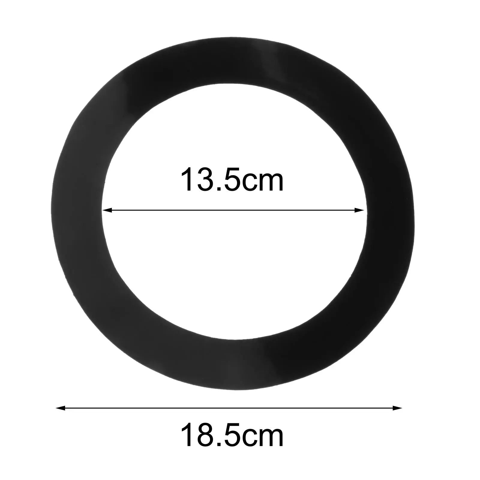 1Pcs Bass Drum Bottom Port Hole Protector Ring Anti Slip Pads Drum Accessories for Improve Sound Quality Hole Protector