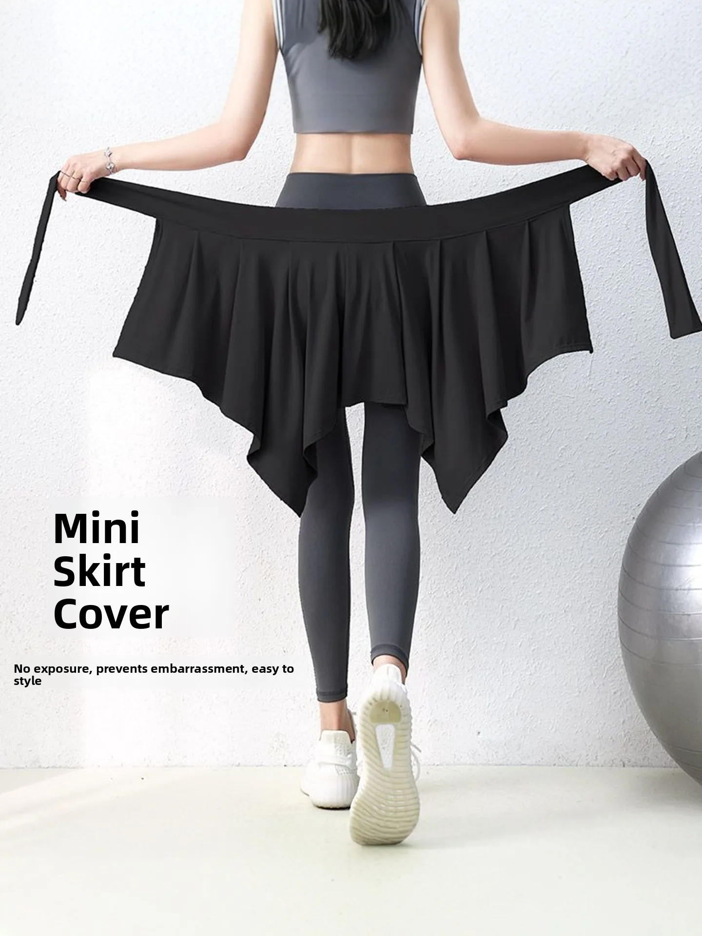 Women's Sporty Sharkskin  Skirt Fitness Yoga Shorts Butt Covering Skirts Winter 2026 New Style High-End Sensation
