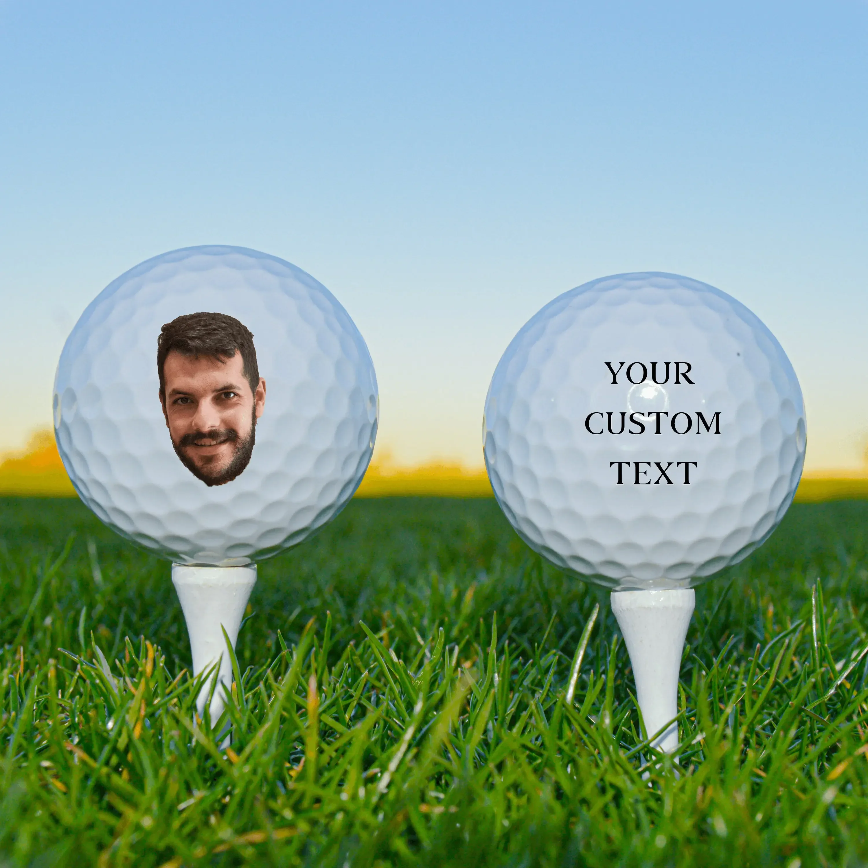 Personalized Photo Golf Balls Custom Golf Balls Dad Golf Balls Sports Groomsmen Gifts Wedding Favors Xmas Unique Gift for Guys