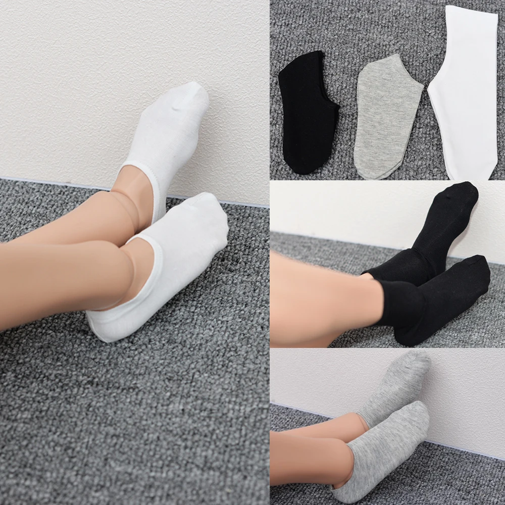 

D09-P752 children handmade toy 1/6 1/4 1/3 uncle 68 73ID75 TD85 BJD/SD doll socks customized Shallow mouth mid tube socks 1pair
