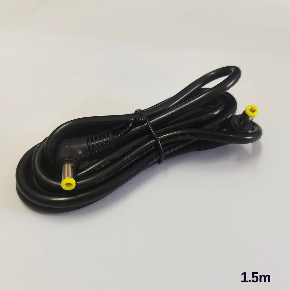 1 Stück DC-Stromkabel, rechtwinklig, 5,5 x 2,5 mm, Stecker auf Stecker, Stromadapter, 18 AWG, Verlängerungskabel, kompatibel mit 5,5 x 2,1. – Detail 5