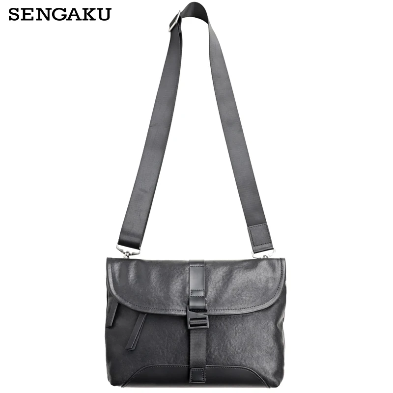 Large Capacity Men\'s clutch Bag Genuine Leather Business Chest Shoulder Bag Portable Storage Crossbody Bag For Male Handbag