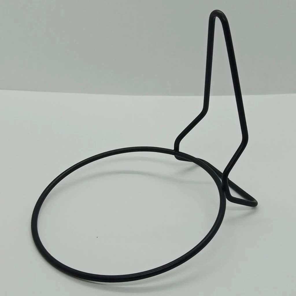 Round Flower Pot Container Holder Ring Wall Mounted Metal Planter Hook Hanger for Outdoor Yard Garden Decoration
