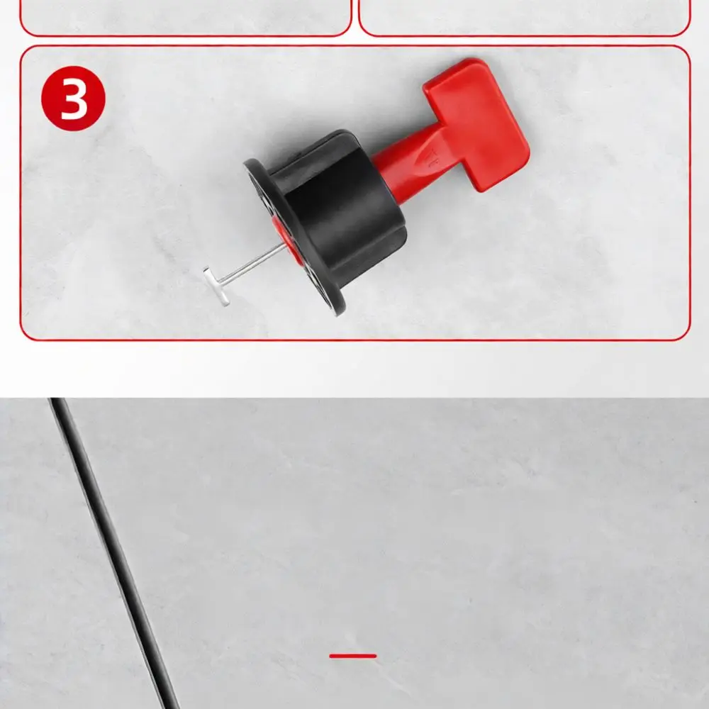 Reusable Tile Leveling System Ceramic Flooring Alignment Tool Adjustable Construction Wall Spacer Precision Paving Kit