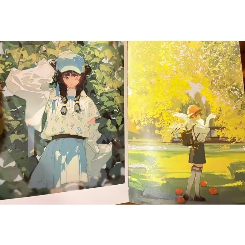 Santu REDUM Personal Artwork Illustration Collection 2 Art Book Aesthetic Exquisite Dreamy Dazzling Chinese Color Master