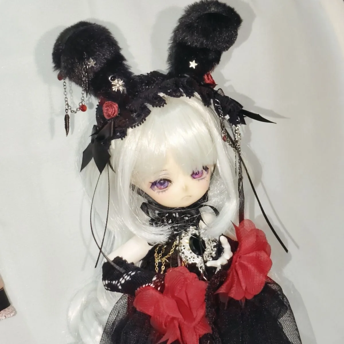 BJD accessories 1/3 1/4 1/6 BJD headwear, rabbit ear hair accessories 1 piece free shipping