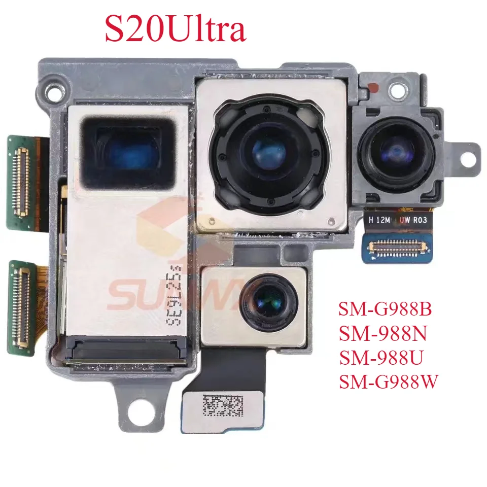 For Samsung Galaxy S20 Ultra 5G SM-G988B Camera Set  Telephoto + Depth + Wide + Main Camera SM-G988U G988N G988W