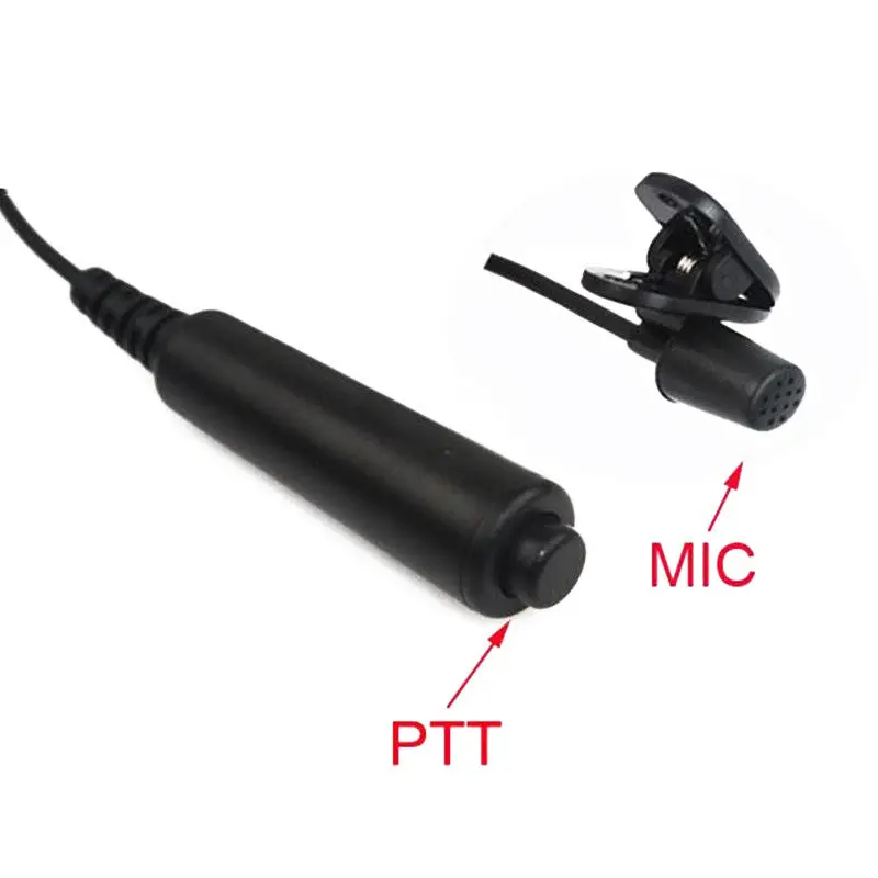 Baofeng 2 broches 3 fils PTT micro casque acoustique Air Tube Microphone écouteur pour EMF Anti rayonnement talkie-walkie Radio
