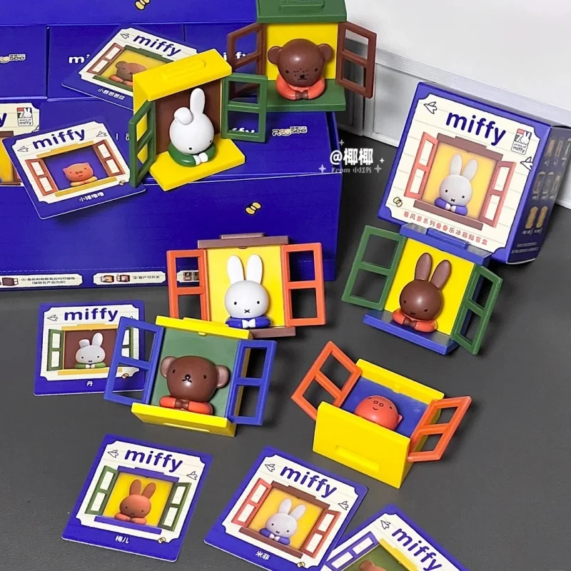 

Оригинальные фигурки Миффи: серия «Пейзажи» – магнитные наклейки на холодильник, декор для рабочего стола, аниме-игрушка, подарок