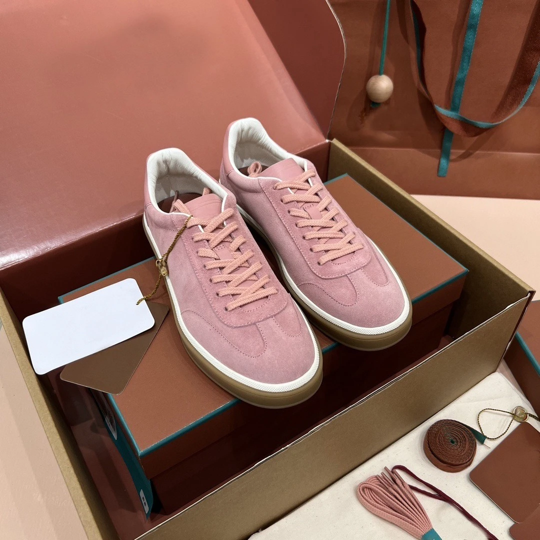 2026 designer luxury minimalist casual shoes, genuine leather suede retro German training sports shoes, versatile training shoes