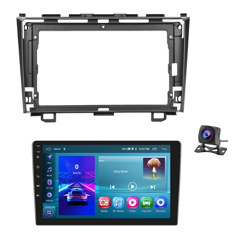 

2G+64G For Honda CRV 2007-2011 Android Car Radio Stereo,Wireless Carplay Android Auto 9Inch Touch Screen Bluetooth Audio