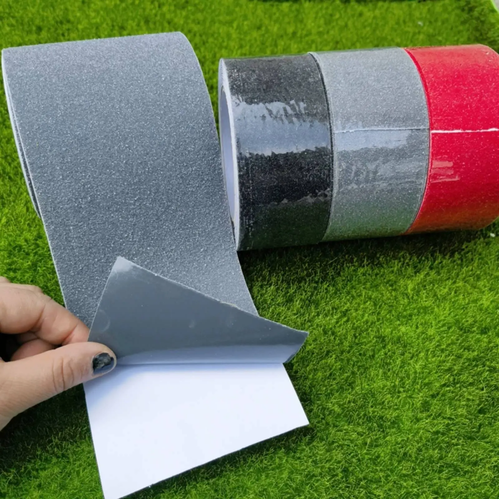 Self-Adhesive Road Sticker Realistic Texture Asphalt Road Sticker Miniature Asphalt Tape Easy to Use for Hobbyists, Dioramas