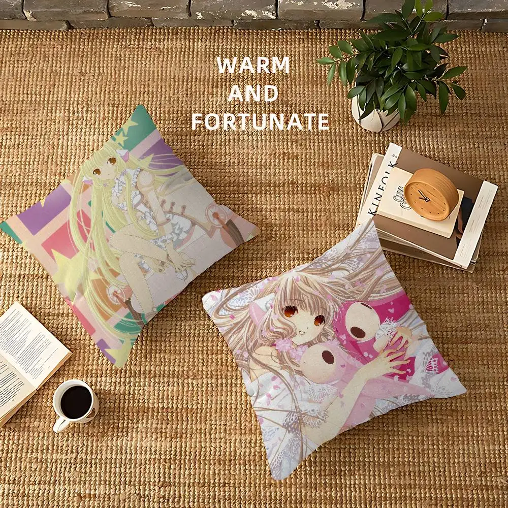 Chobits C-Chii Anime Lucky Dragon pillow cover sofa cushion cover home room decoration children gift
