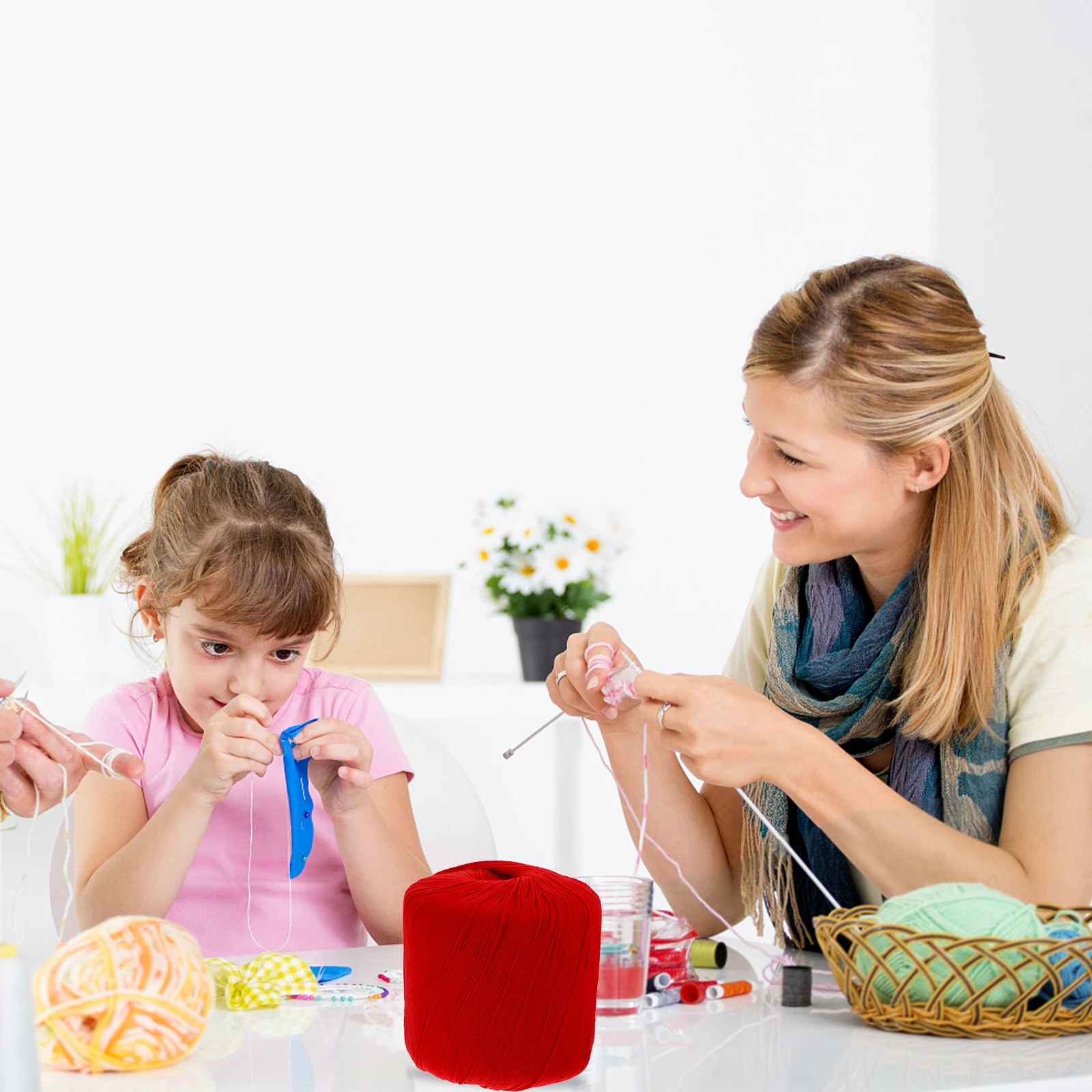 

1 Roll Cotton Cord Soft Braided String for DIY Craft Rope Handmade Knitting String Comfortable Cotton Cord Macrame Rope