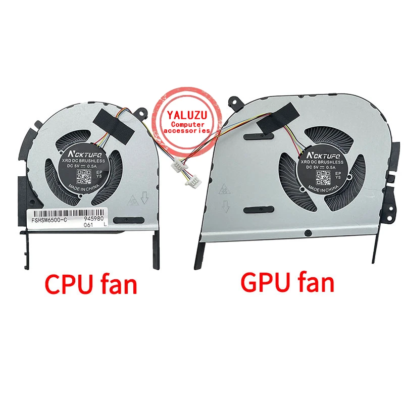 New Laptop CPU GPU Cooling Fan For ASUS K3500PC K3500Q K6500Z M3500P M6500R M6500Q M7600Q N7600Z N7600R