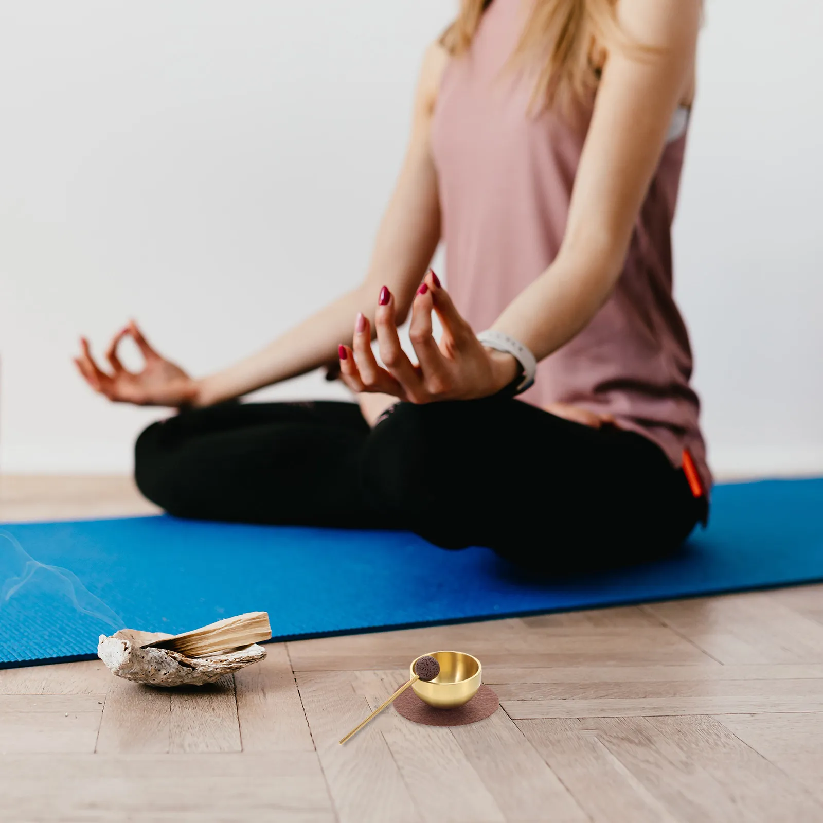 Ensemble de 1 mini bol chantant de style tibétain, ensemble de méditation pour le chant, la pleine conscience, le soulagement du stress, des tons harmonieux, pour la maison